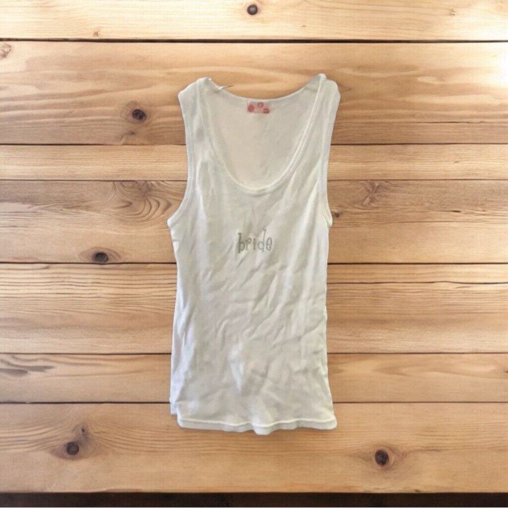 Mud Pie I do! Bride tank top shirt SIZE MEDIUM